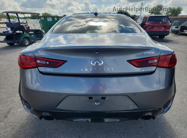 JN1EV7EL0LM380296 2020 INFINITI Q60 Gray Հետևի տեսք
