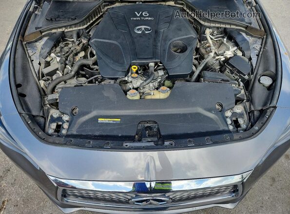 JN1EV7EL0LM380296 2020 INFINITI Q60 Gray Սալոնի հետևի տեսք