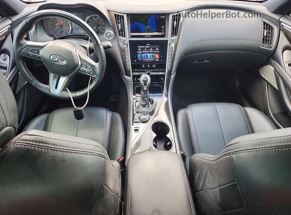 JN1EV7EL0LM380296 2020 INFINITI Q60 Gray Առջևի վահանակի տեսք
