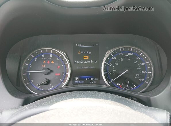 JN1EV7EL1JM392258 2018 INFINITI Q60 Gray Widok tylnych siedzeń