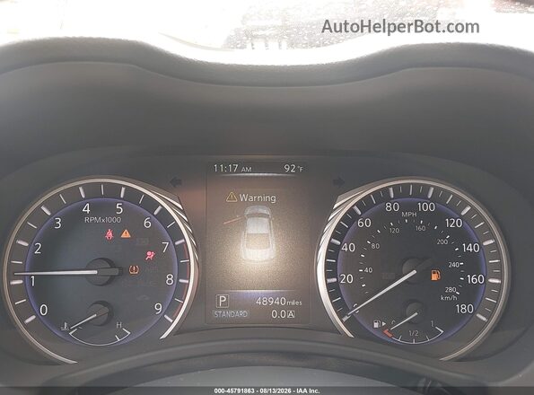 JN1EV7EL4HM553650 2017 INFINITI Q60 Silver უკანა სავარძლების ხედი