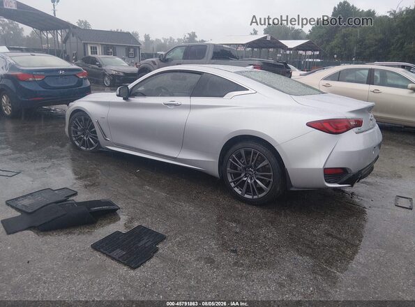 JN1EV7EL4HM553650 2017 INFINITI Q60 Silver უკანა მარცხენა