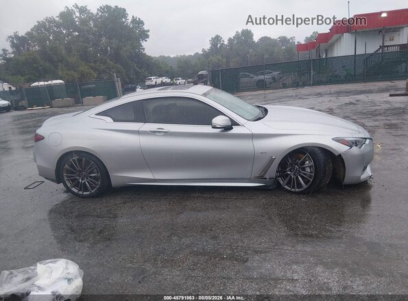 JN1EV7EL4HM553650 2017 INFINITI Q60 Silver უკანა სალონის ხედი