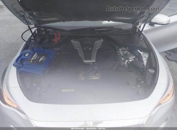 JN1EV7EL4HM553650 2017 INFINITI Q60 Silver უკანა ხედი