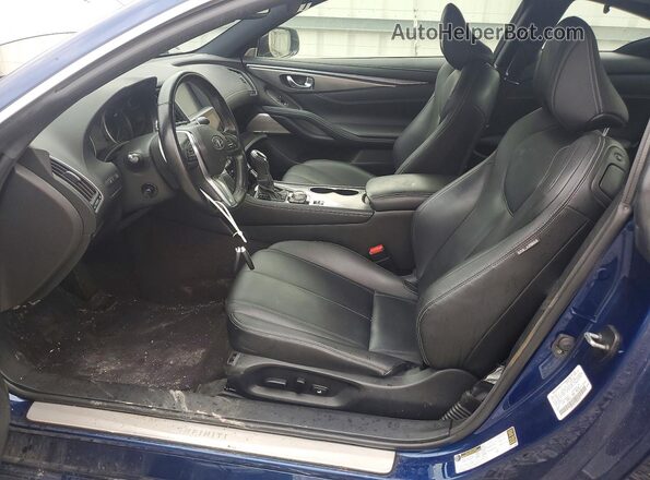 JN1EV7EL4JM390780 2018 INFINITI Q60 Blue Սալոնի դիմացի տեսք