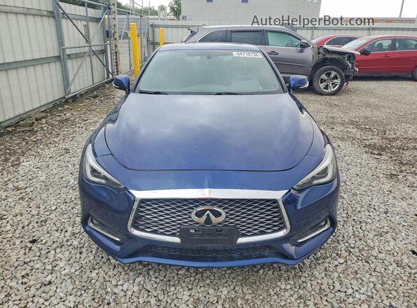 JN1EV7EL4JM390780 2018 INFINITI Q60 Blue Դիմացի տեսք