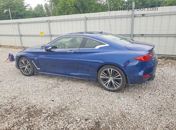 JN1EV7EL4JM390780 2018 INFINITI Q60 Blue Հետևի ձախ
