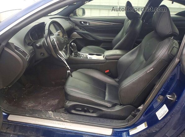 JN1EV7EL4JM390780 2018 INFINITI Q60 Blue Սալոնի դիմացի տեսք