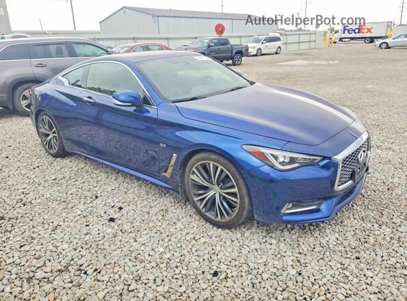 JN1EV7EL4JM390780 2018 INFINITI Q60 Blue Առջևի աջ
