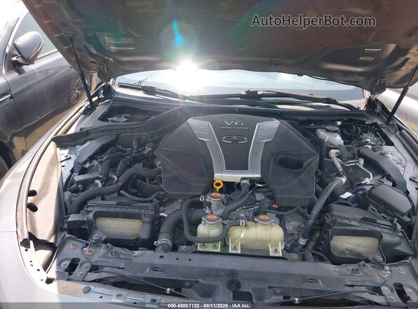 JN1EV7EL6HM551897 2017 INFINITI Q60 Silver Widok z tyłu