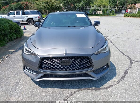 JN1EV7EL6HM551897 2017 INFINITI Q60 Silver Widok zestawu wskaźników
