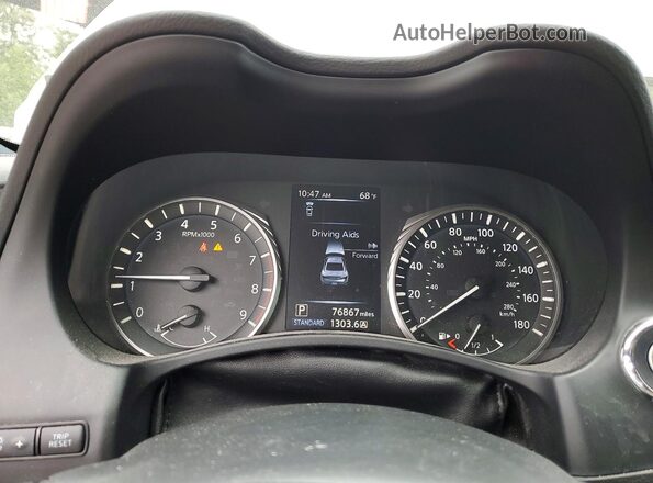 JN1EV7EL9LM380586 2020 INFINITI Q60 Черный Вид щитка приборов
