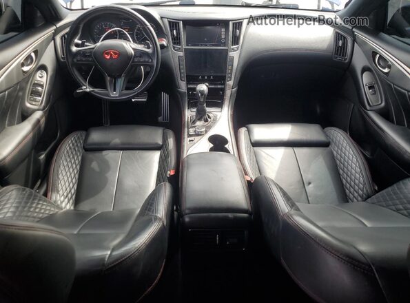 JN1FV7AP0KM760265 2019 INFINITI Q50 Blue Առջևի վահանակի տեսք