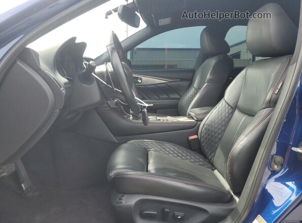 JN1FV7AP0KM760265 2019 INFINITI Q50 Blue Սալոնի դիմացի տեսք