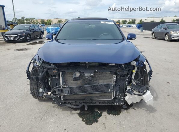 JN1FV7AP0KM760265 2019 INFINITI Q50 Blue Դիմացի տեսք