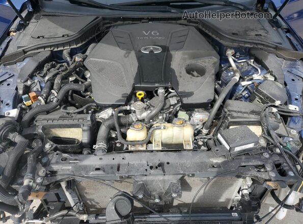JN1FV7AP0KM760265 2019 INFINITI Q50 Blue Սալոնի հետևի տեսք