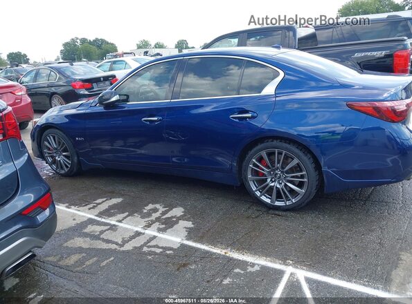 JN1FV7AP2JM460855 2018 INFINITI Q50 Синий Панорамный вид салона 360°
