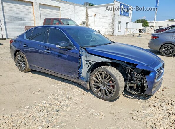 JN1FV7AP2LM630683 2020 INFINITI Q50 Blue Przód prawy