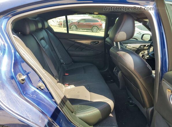 JN1FV7AP2LM630683 2020 INFINITI Q50 Blue Widok tylnych siedzeń
