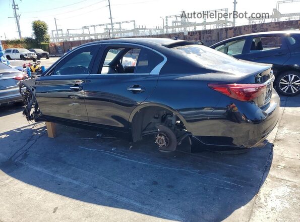 JN1FV7AP6JM461698 2018 INFINITI Q50 Черный Задняя левая четверть