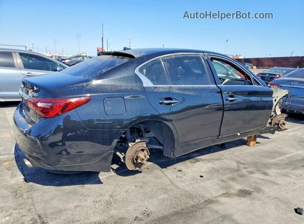 JN1FV7AP6JM461698 2018 INFINITI Q50 Черный Задняя правая четверть