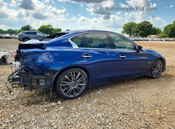 JN1FV7AP7JM460883 2018 INFINITI Q50 Blue Задня права чверть