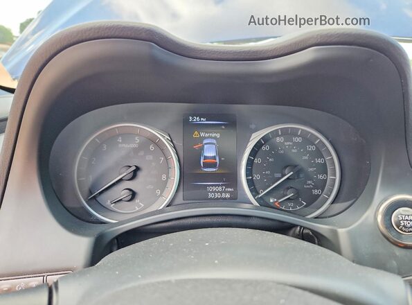JN1FV7AP7JM460883 2018 INFINITI Q50 Blue Вид щитка приладів