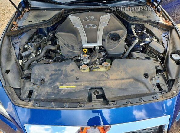 JN1FV7AP7JM460883 2018 INFINITI Q50 Blue Вид задньої частини салону