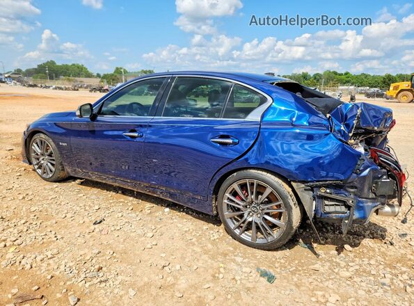 JN1FV7AP7JM460883 2018 INFINITI Q50 Blue Задня ліва чверть