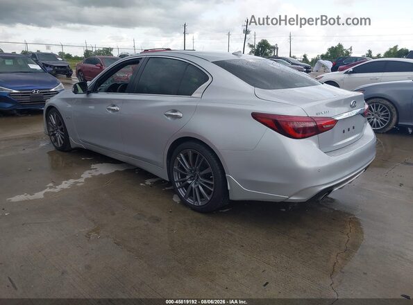JN1FV7AP7JM460978 2018 INFINITI Q50 Серый Задняя левая четверть