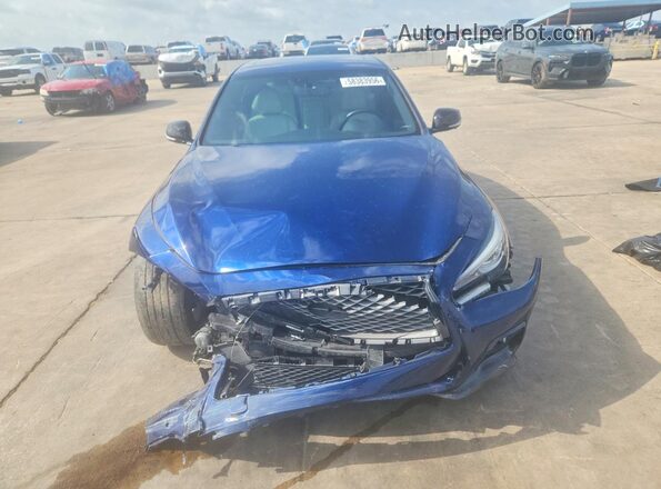 JN1FV7AP7LM630131 2020 INFINITI Q50 Blue Դիմացի տեսք