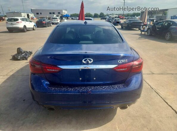 JN1FV7AP7LM630131 2020 INFINITI Q50 Blue Հետևի տեսք