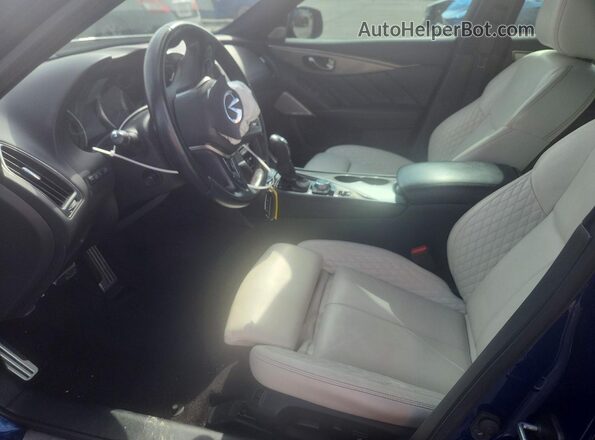 JN1FV7AP7LM630131 2020 INFINITI Q50 Blue Սալոնի դիմացի տեսք