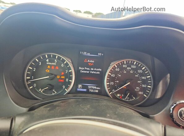 JN1FV7AP8HM851051 2017 INFINITI Q50 Red Vista del cuadro de instrumentos