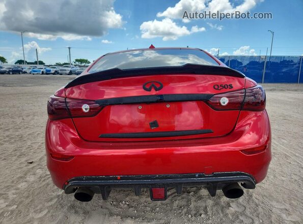 JN1FV7AP8HM851051 2017 INFINITI Q50 Red Vista trasera