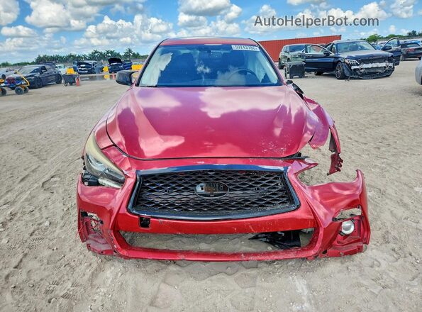 JN1FV7AP8HM851051 2017 INFINITI Q50 Red Vista frontal