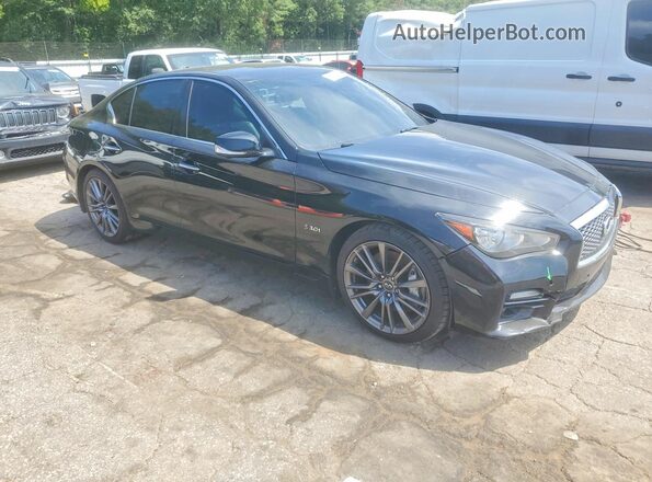 JN1FV7AP9GM420443 2016 INFINITI Q50 Black Delantero derecho