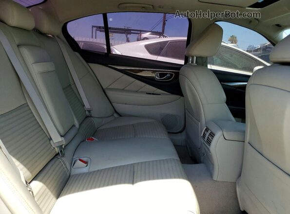 JN1FV7AP9HM850135 2017 INFINITI Q50 Blue Rear seats view