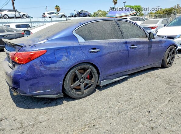 JN1FV7AP9HM850135 2017 INFINITI Q50 Blue Rear right