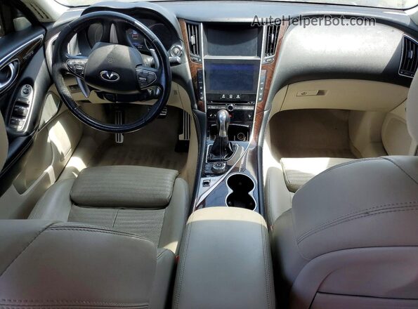 JN1FV7AP9HM850135 2017 INFINITI Q50 Blue Dashboard view