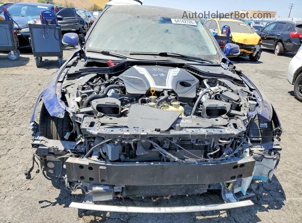 JN1FV7AP9HM850135 2017 INFINITI Q50 Blue Front view