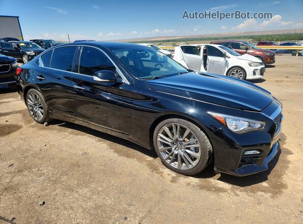 JN1FV7APXGM420225 2016 INFINITI Q50 Black Delantero derecho