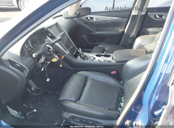 JN1FV7APXGM420872 2016 INFINITI Q50 Blue Սալոնի դիմացի տեսք