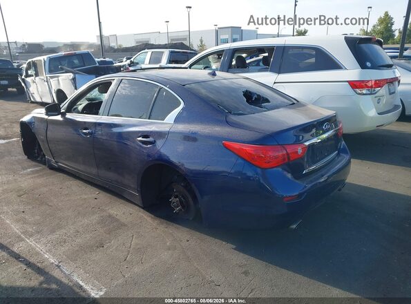 JN1FV7APXGM420872 2016 INFINITI Q50 Blue Հետևի ձախ
