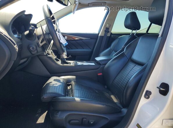 JN1FV7APXGM421052 2016 INFINITI Q50 White Vista interior delantera