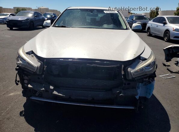 JN1FV7APXGM421052 2016 INFINITI Q50 White Vista frontal