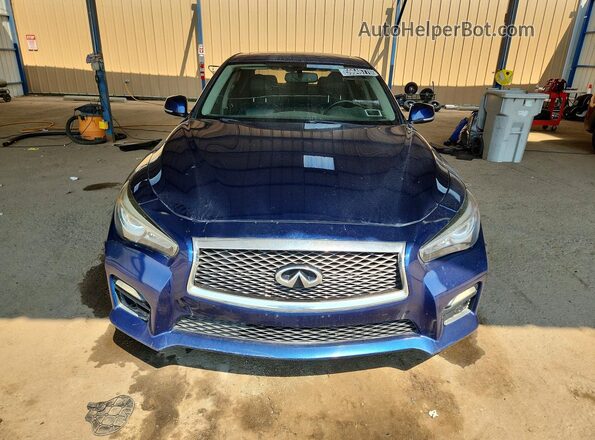 JN1FV7AR0HM871232 2017 INFINITI Q50 Blue Դիմացի տեսք
