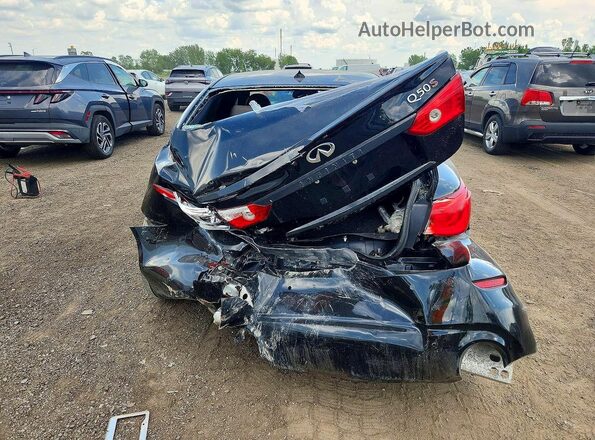 JN1FV7AR2HM870955 2017 INFINITI Q50 Black Rear view