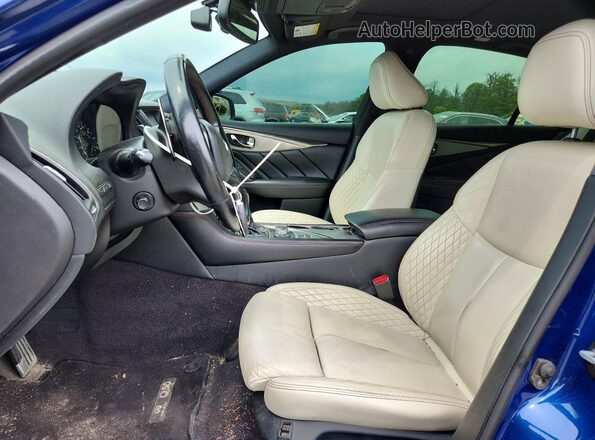 JN1FV7AR2KM800704 2019 INFINITI Q50 Blue Սալոնի դիմացի տեսք