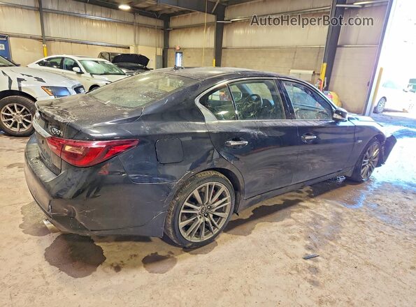 JN1FV7AR2KM801142 2019 INFINITI Q50 Black Задня права чверть